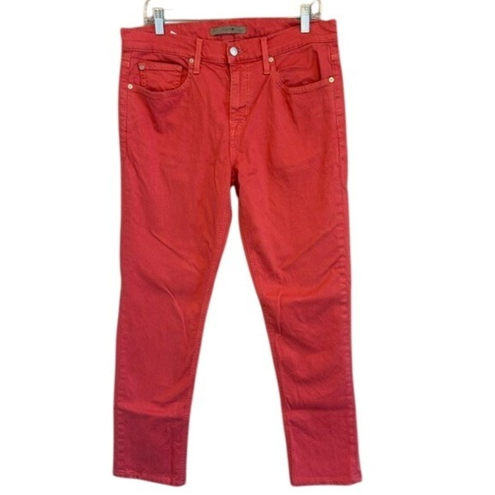 Joes Jeans Women's Red Coral Slim‎ Fit Denim Stretch Jeans W33
